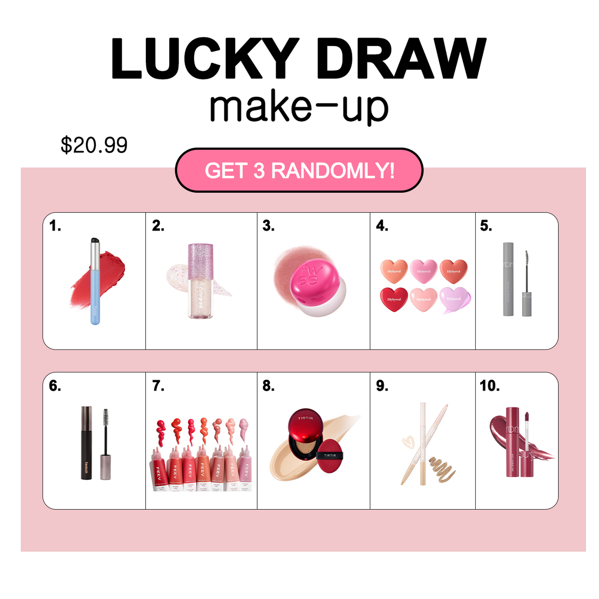 [ LUCKY DRAW ] MAKE-UP $20.99