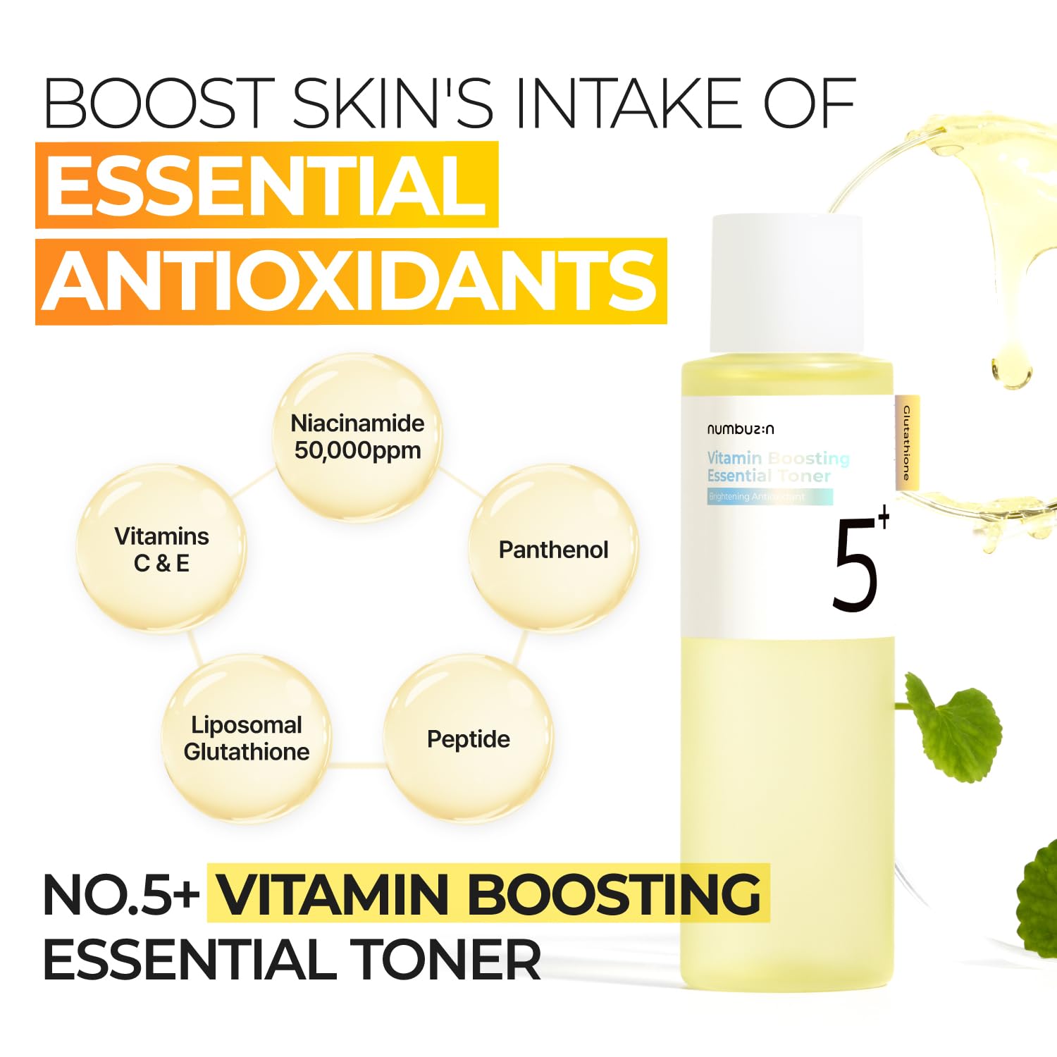 NUMBUZIN No.5 Vitamin Boosting Essential Toner 200mL / 6.76 fl oz