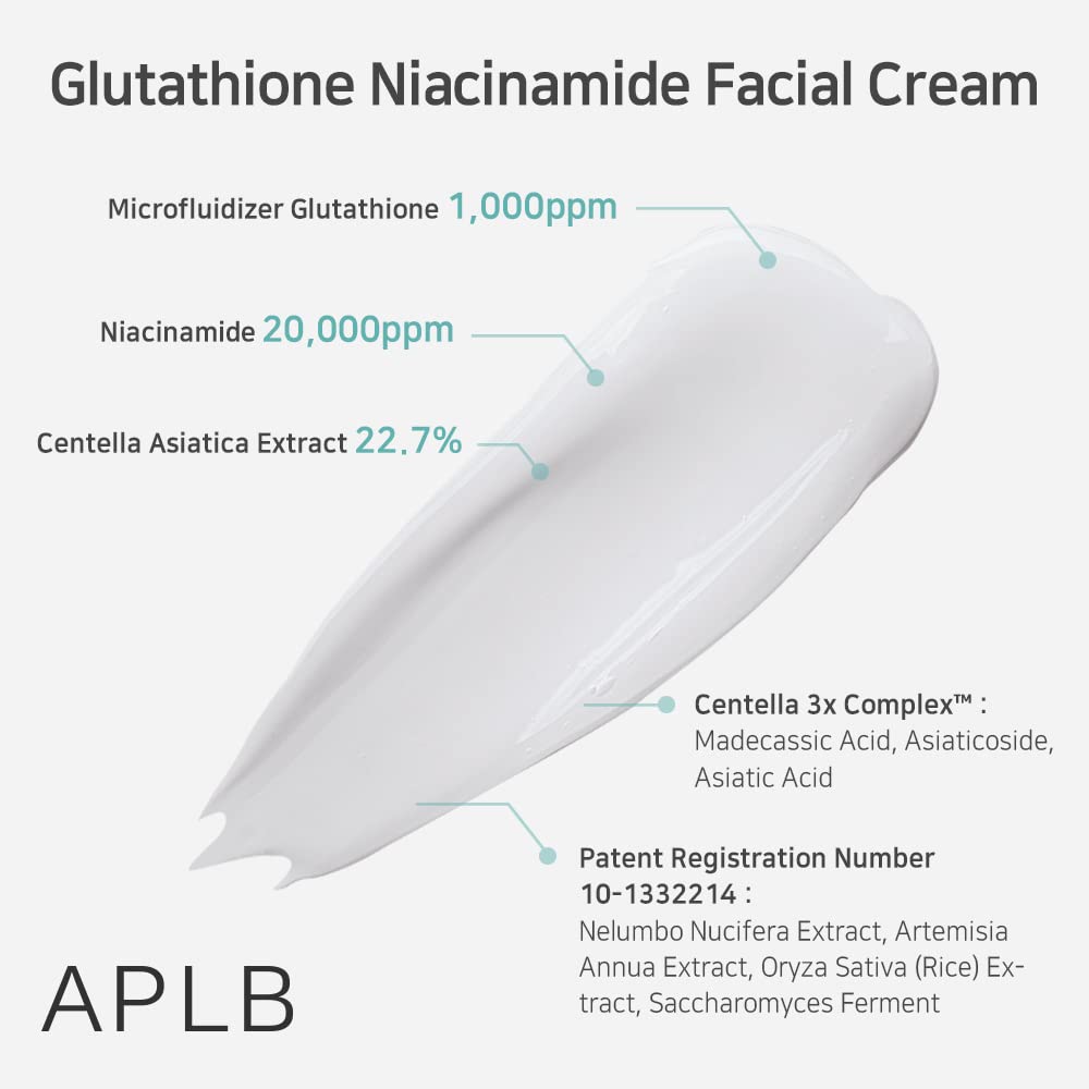 [ APLB ] Glutathione Niacinamide Facial Cream 55ml / 1.86 fl.oz.