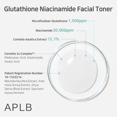 [ APLB ] Glutathione Niacinamide Facial Toner 160ml / 5.41 fl.oz