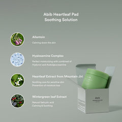 Abib Heartleaf spot pad Calming touch 5.07 fl,oz 150ml / 80 pads