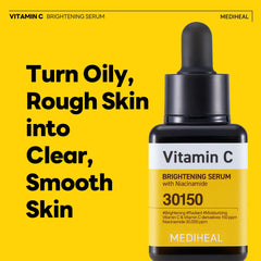 Mediheal Vita Brightening Duo (Vitamide Pad 100 Pads, Vitamin C Serum 1.35 fl oz)