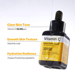 Mediheal Vita Brightening Duo (Vitamide Pad 100 Pads, Vitamin C Serum 1.35 fl oz)