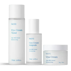 Nacific Uyu Cream Set (Toner, Ampoule, Cream)