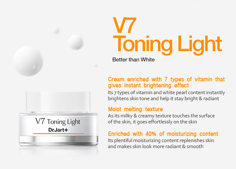 [ Dr.Jart+ ] V7 Toning Light Cream 50ml / 1.69 fl.oz