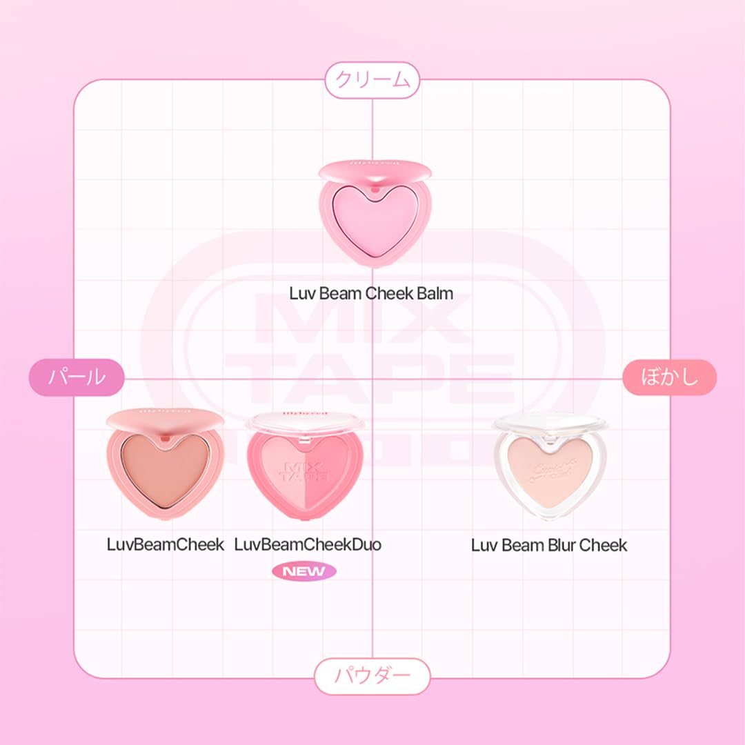 [Lilybyred ] Luv Beam Cheek Duo Mixtape Edition 4g