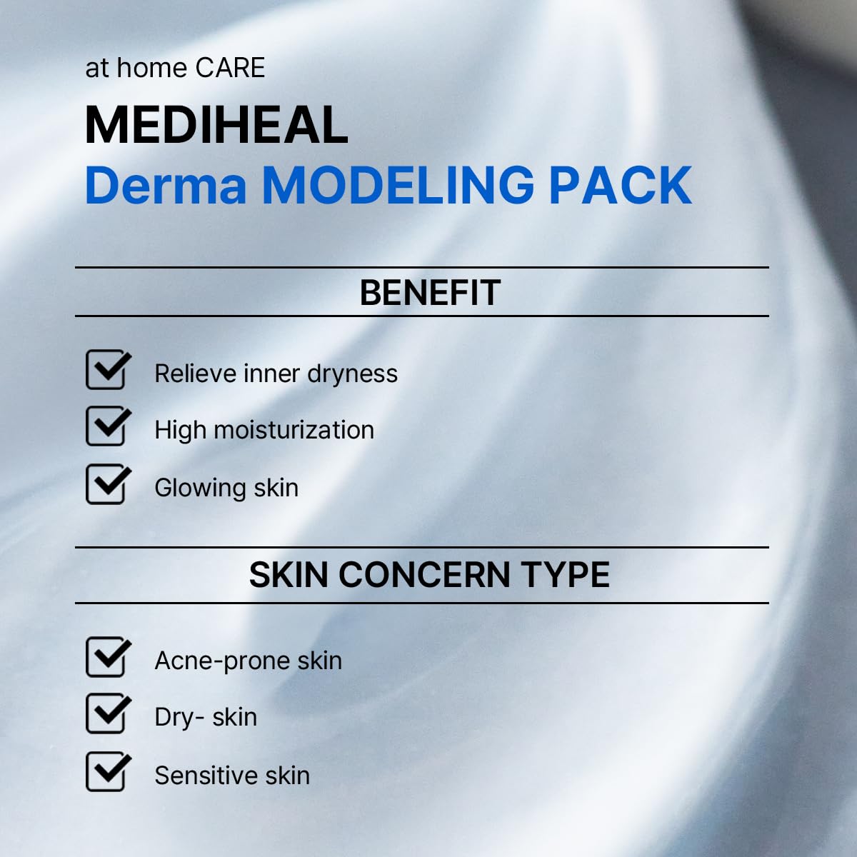 Mediheal Watermide Duo (Watermide Toner Pad + Derma Modeling Pack Hyaluronate Moisture )