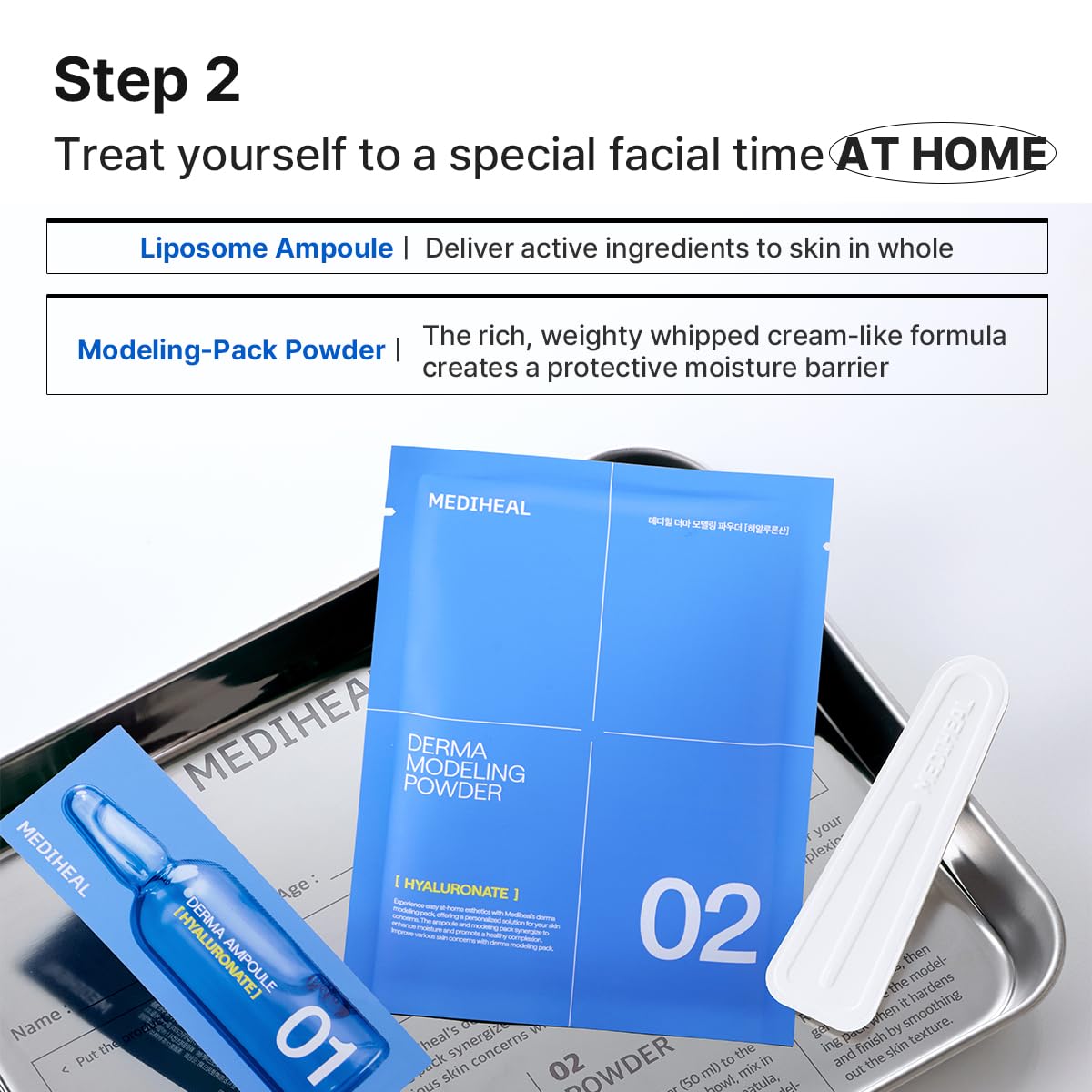 Mediheal Watermide Duo (Watermide Toner Pad + Derma Modeling Pack Hyaluronate Moisture )