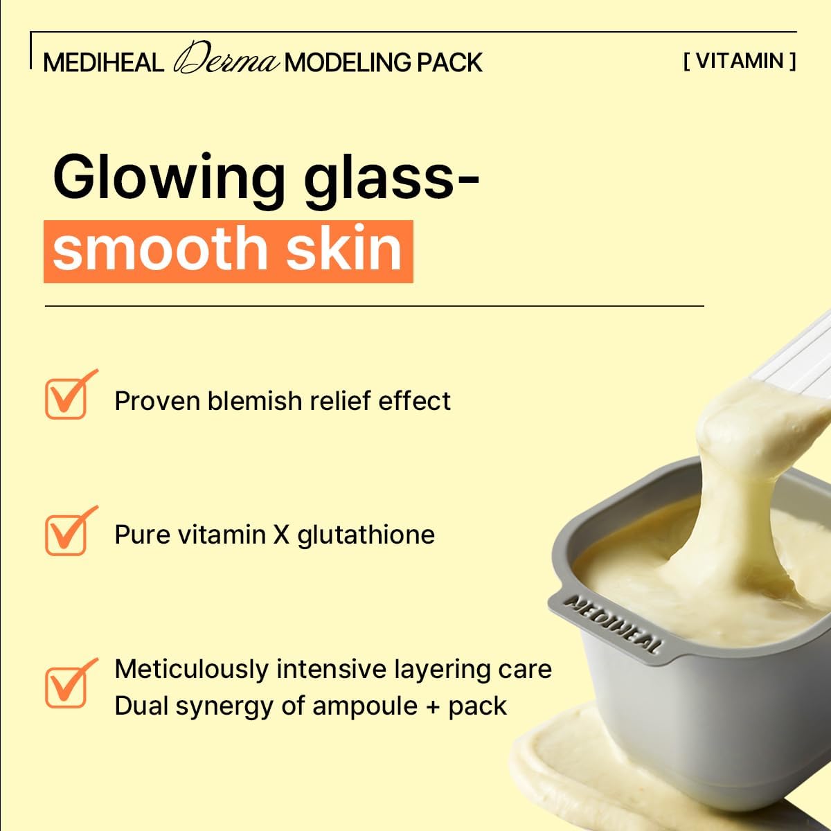 Mediheal Vitamide Duo (Vitamide Pad + Derma Modeling Pack Vitamin Brightening)