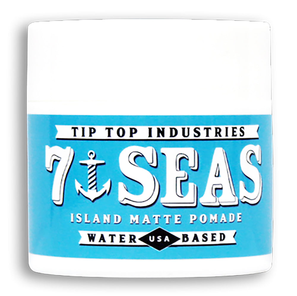 Tip Top 7 Seas Island Matte Pomade - Medium Hold, No Shine 4.25oz