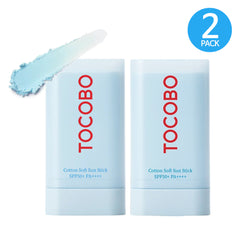 Tocobo Cotton Soft Sun Stick SPF 50+ PA++++ 19g x 2 Packs