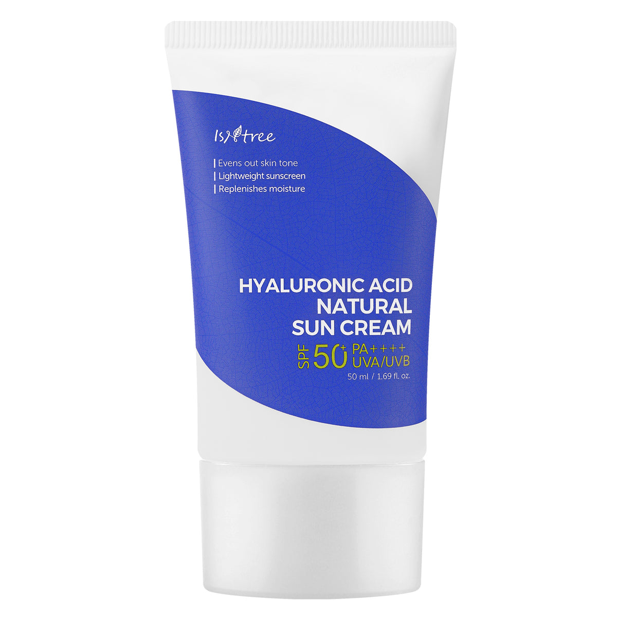 [ ISNTREE ] Hyaluronic Acid Natural Sun Cream Moisturizing Sunscreen, SPF 50+ PA++++ 50ml